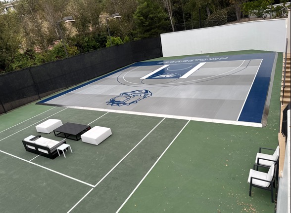 美國私人后院籃球場